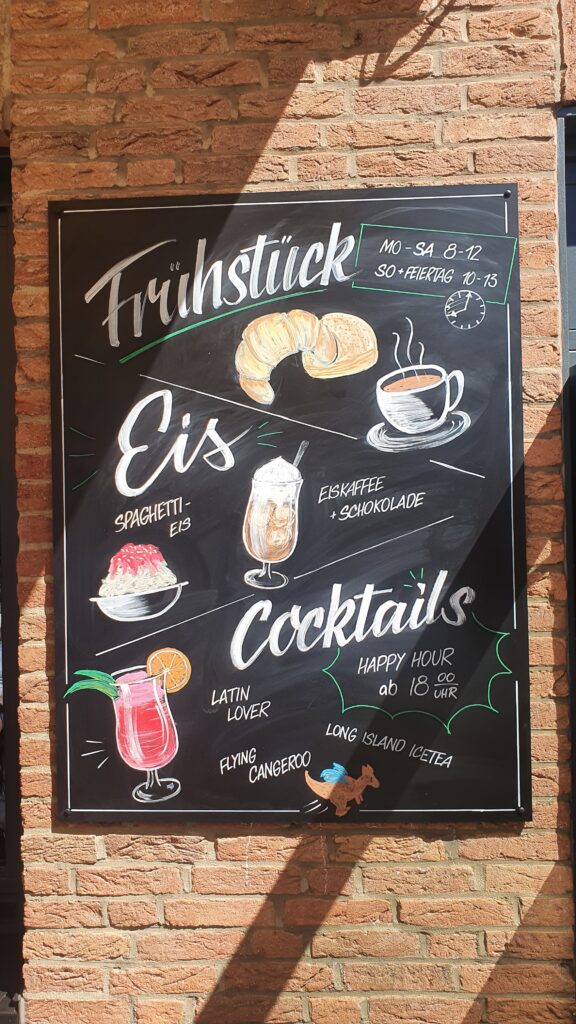 Tafel Frühstück Eis Cocktails